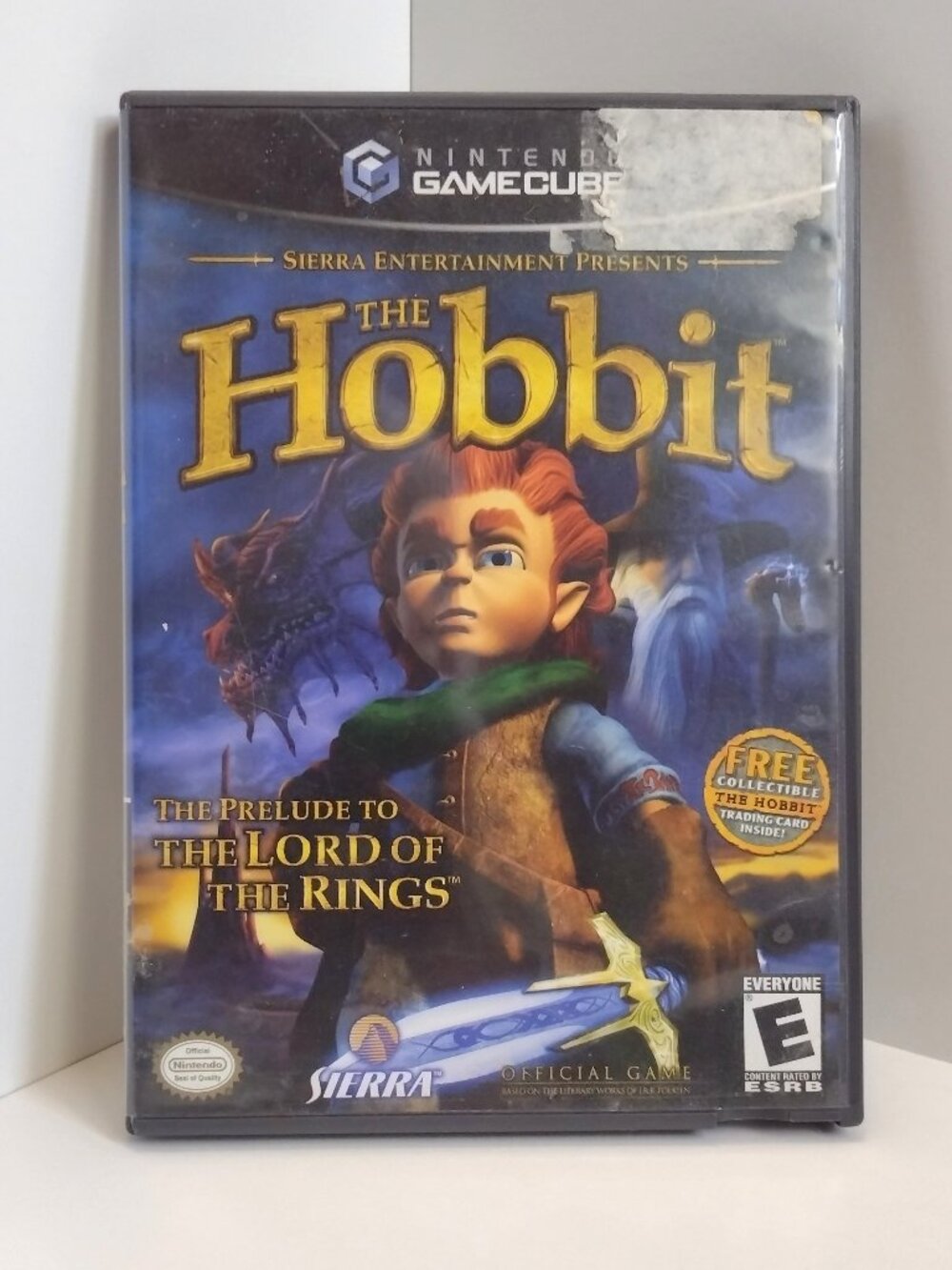 The Hobbit for GameCube *WORKS* | case game disc & instruction booklet (no card)